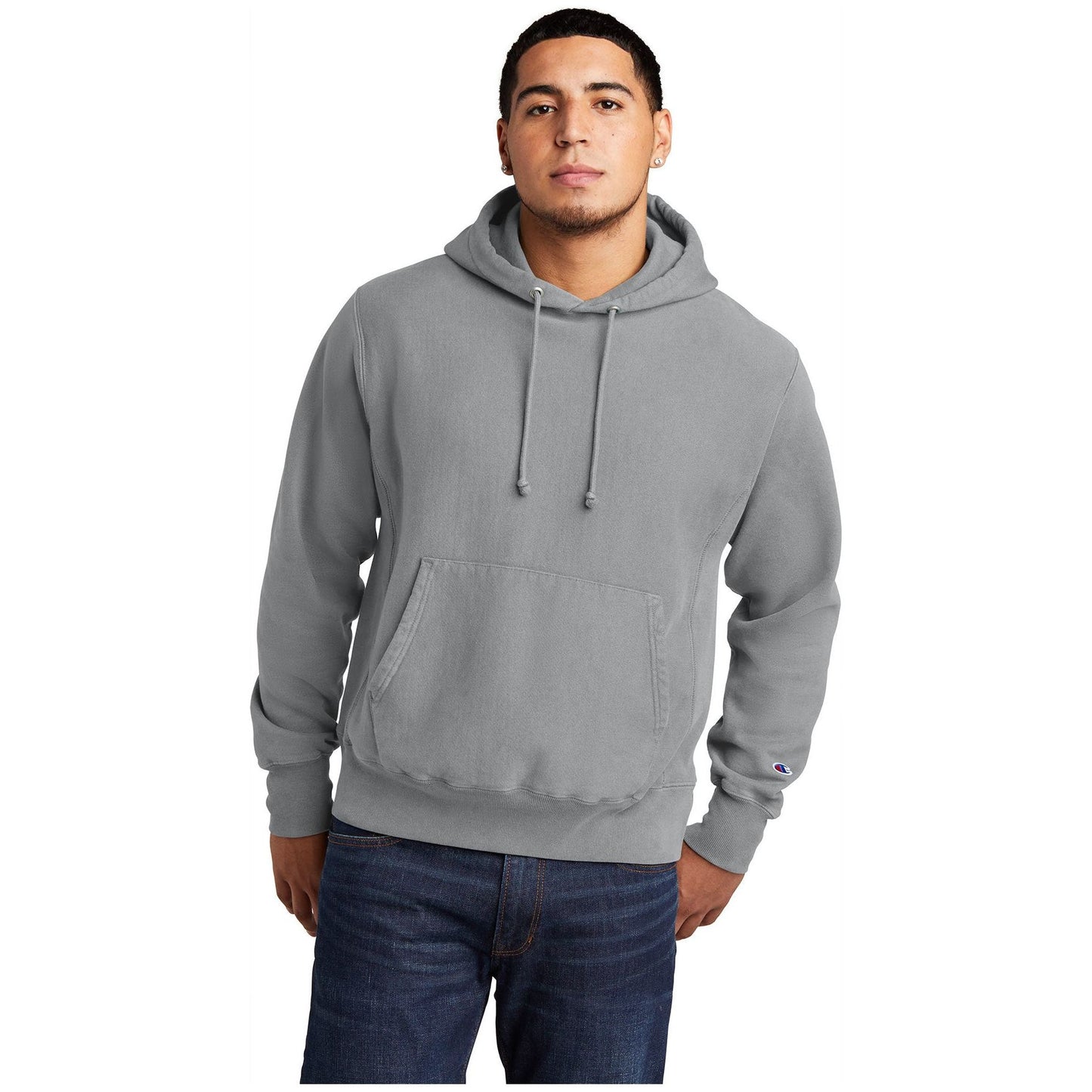 Champion ® Reverse Weave ® Garment-Dyed Hooded Sweatshirt gds101