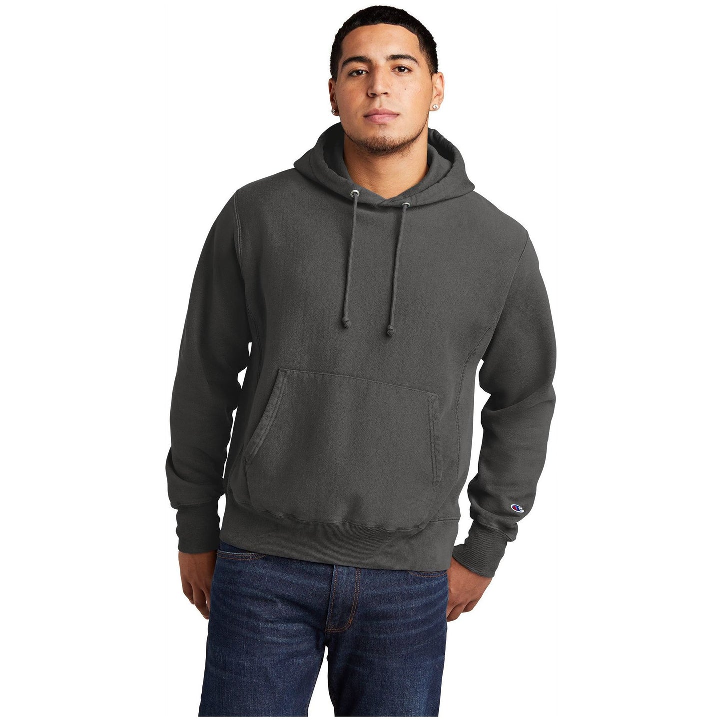 Champion ® Reverse Weave ® Garment-Dyed Hooded Sweatshirt gds101