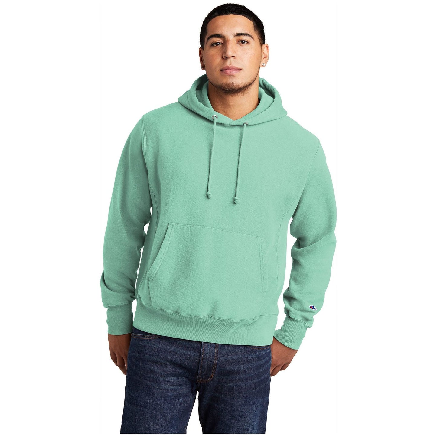 Champion ® Reverse Weave ® Garment-Dyed Hooded Sweatshirt gds101