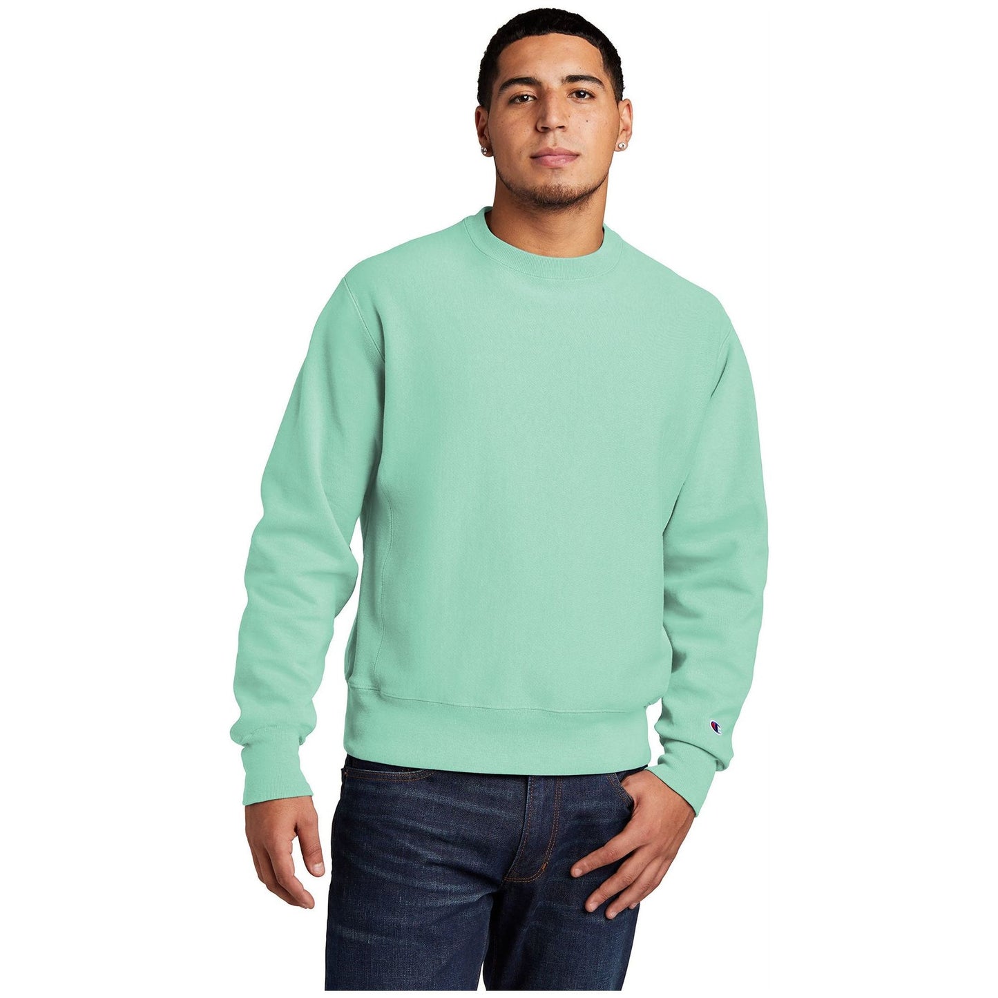 Port & Company® Beach Wash® Garment-Dyed Crewneck Sweatshirt pc098