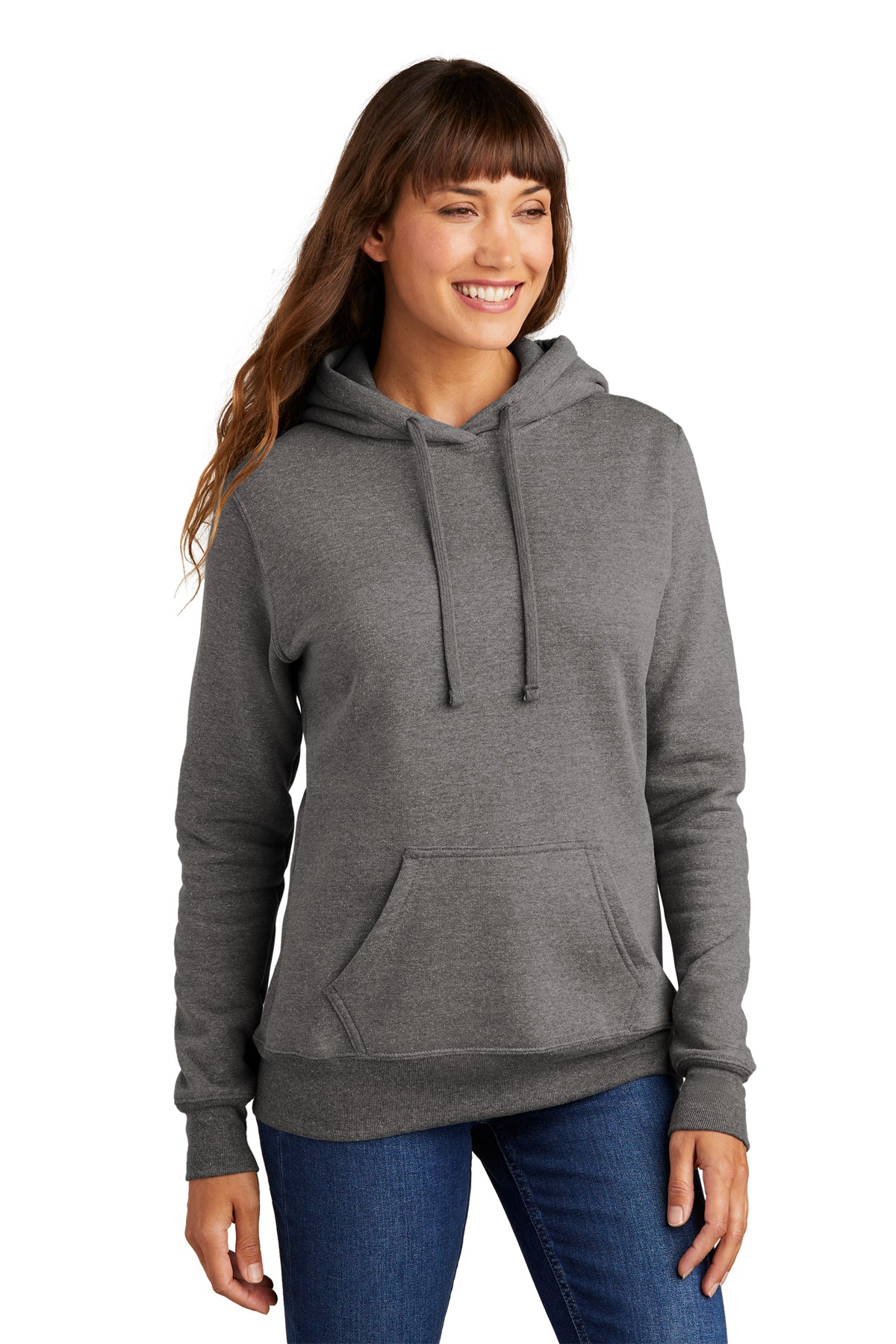 Port & Company ® Ladies Core Fleece Pullover Hooded Sweatshirt lpc78h ...