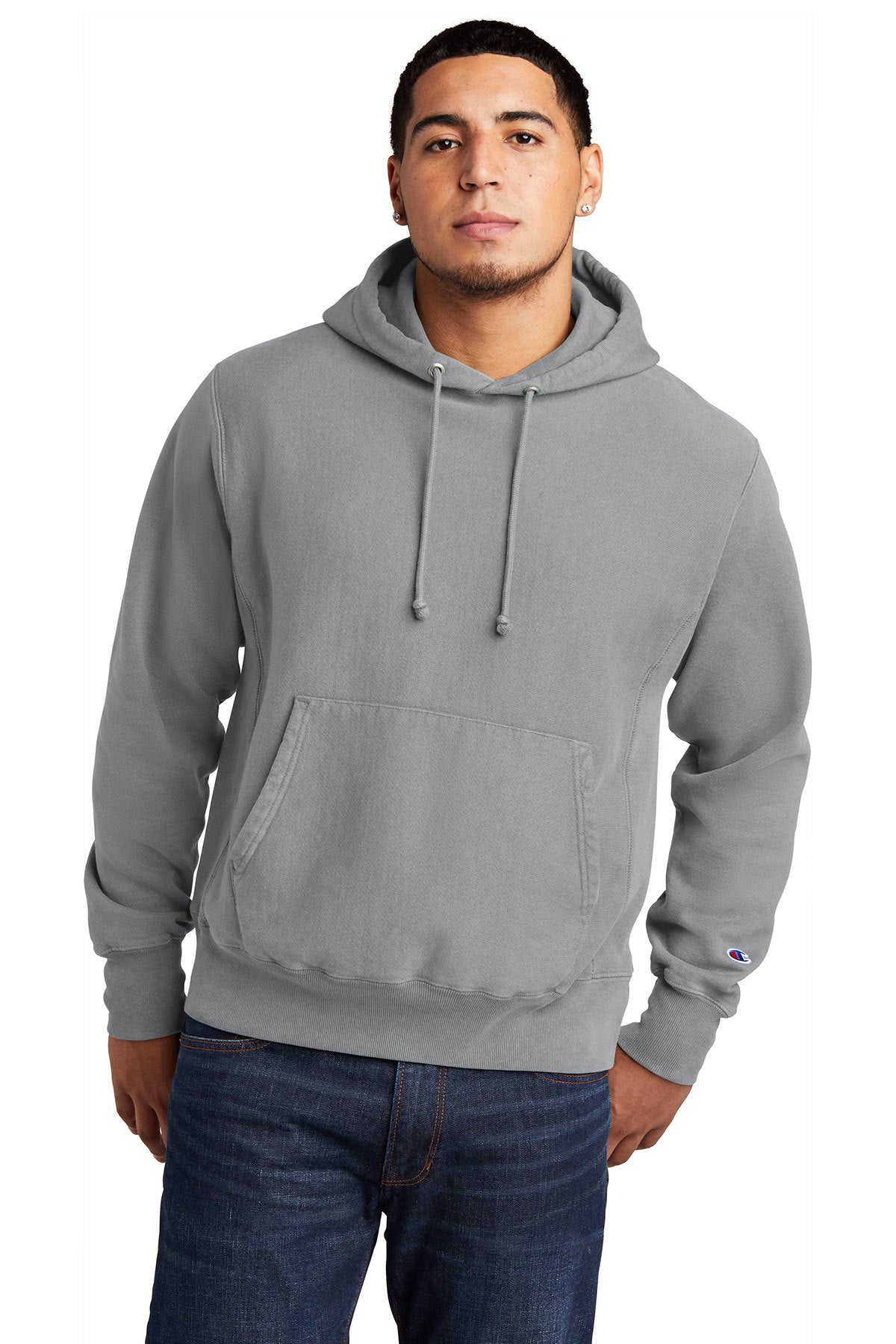 Champion ® Reverse Weave ® Garment-Dyed Hooded Sweatshirt gds101