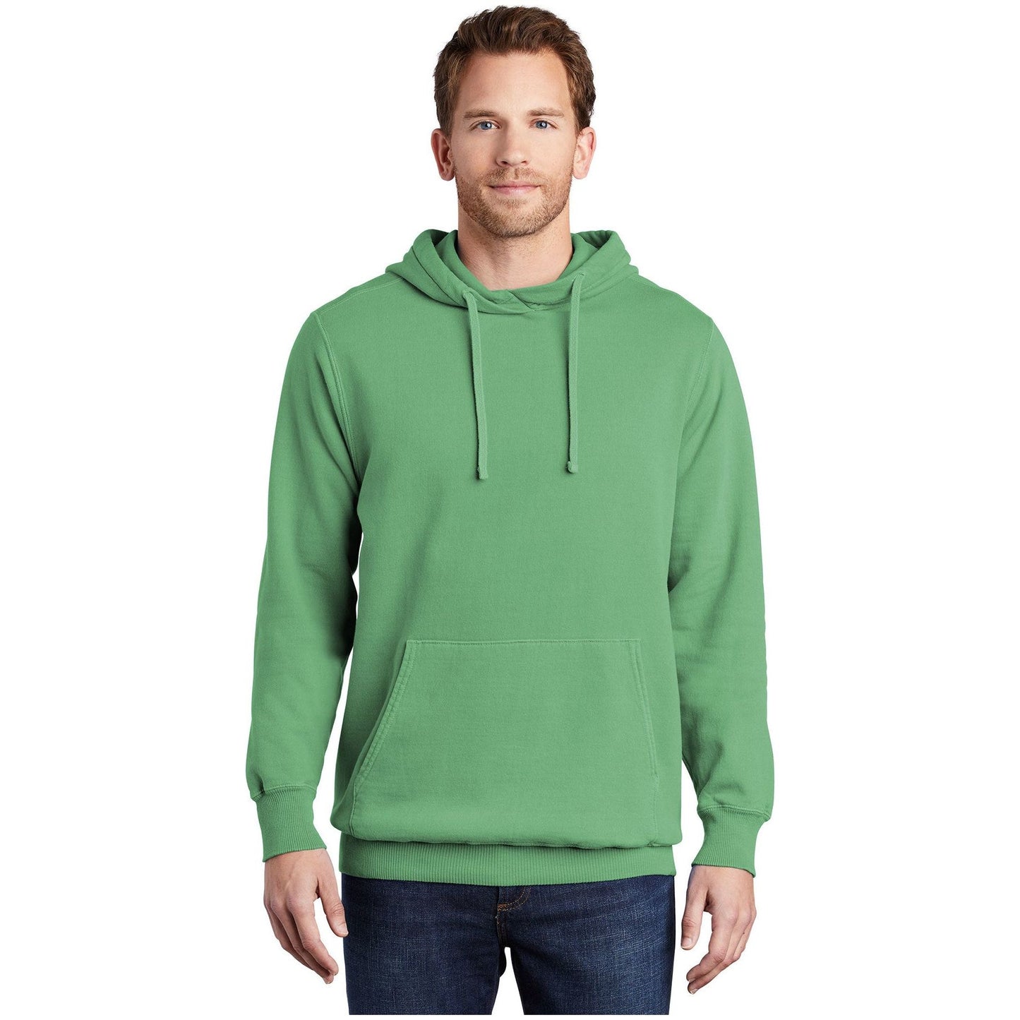 Unisex Port & Company® Beach Wash® Garment-Dyed Pullover Hooded Sweatshirt PC098H